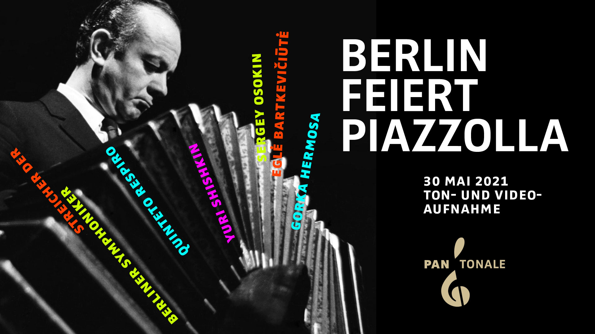 Berlin feiert Piazzolla - Konzert des PANTONALE e.V. 2021